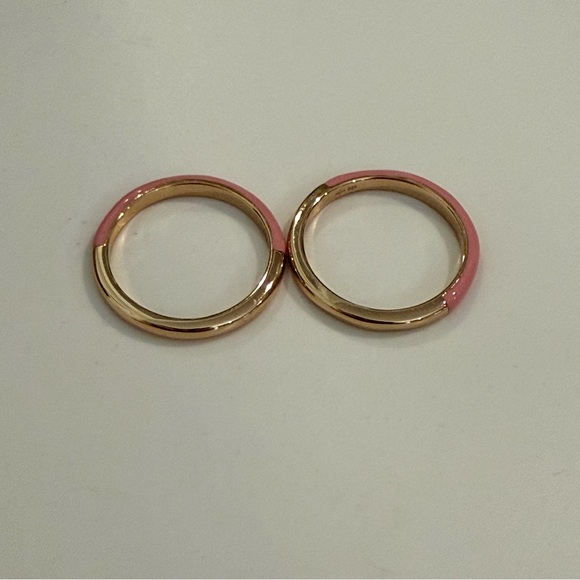 Made by Mary Pink and Gold Ring Set - Picture 2 of 6